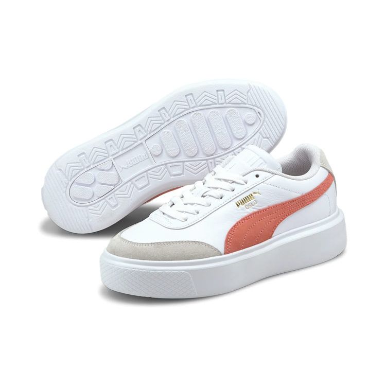 Puma Oslo Maja Archive White Elektro Peach Women Sneakers 375057-02