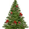 6 Pcs Red Artificial Cardinal Birds Xmas Artificial Feathered Red Cardinal Birds Ornament
