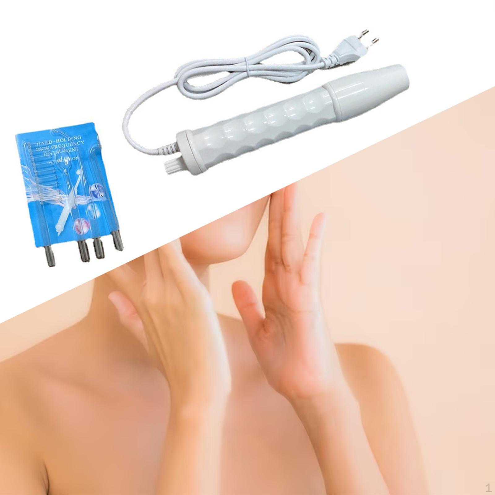 Portable Handheld High Frequency Facial Skin Wand Machine Care EU