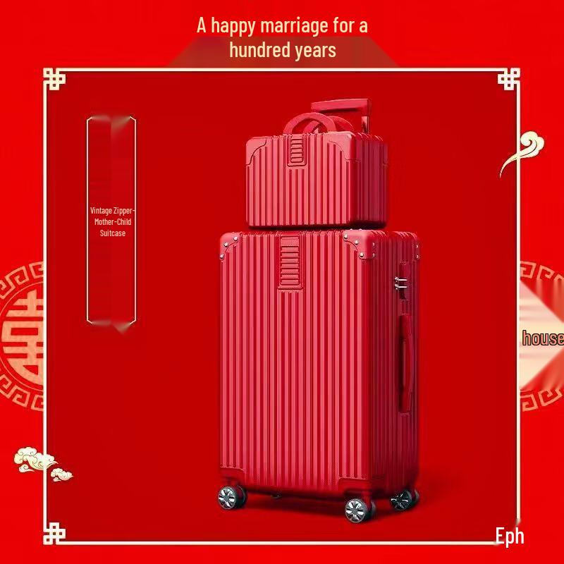 KANDEXS 607 Wedding Trolley Suitcase 24 inch