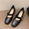 Gentle Single Shoes Women's Spring and Autumn New Temperament Mary Jane Shoes Thick Heel Medium Heel Women's Shoes