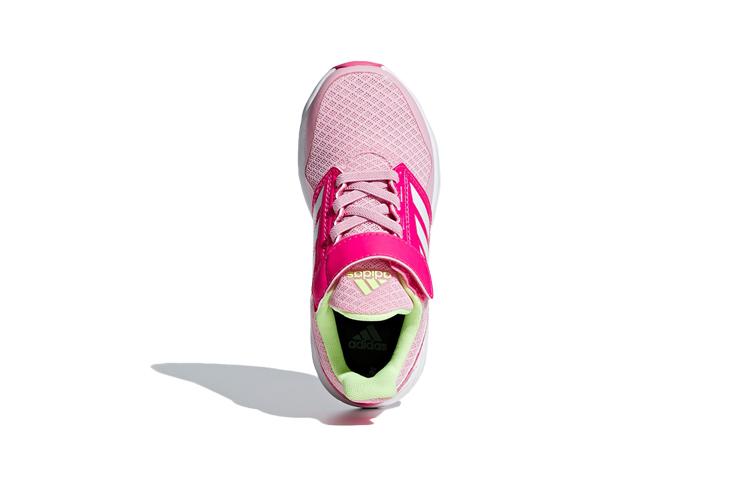 adidas Fortafaito EL K Comfortable Slip Resistant And Breathable Low Top Kids' Running Shoes Pink White Kids' F36104