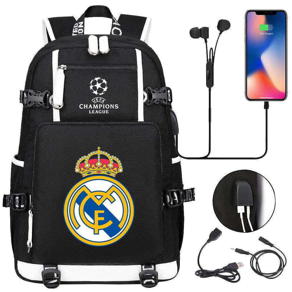 Fashion around the football club, large-capacity general schoolbag, youth trend leisure travel bag