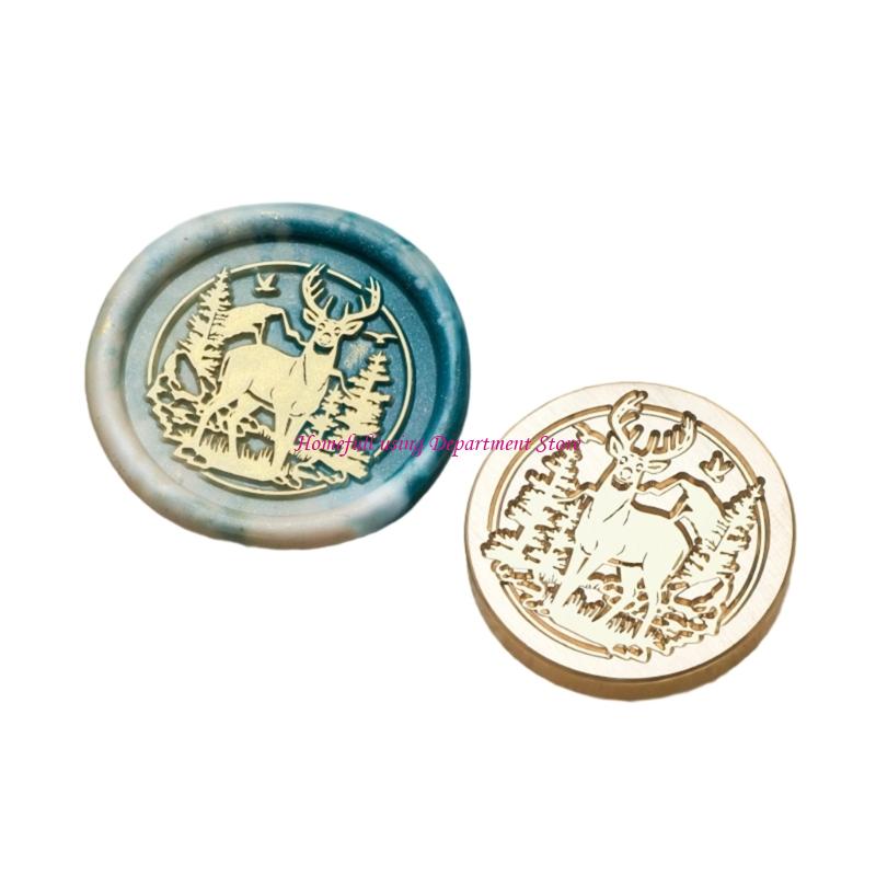 Animal Series Sealing Waxed Stamp Brass Head Butterfly Wax Seal Stamp for Envelope Wedding Invitation Decorations