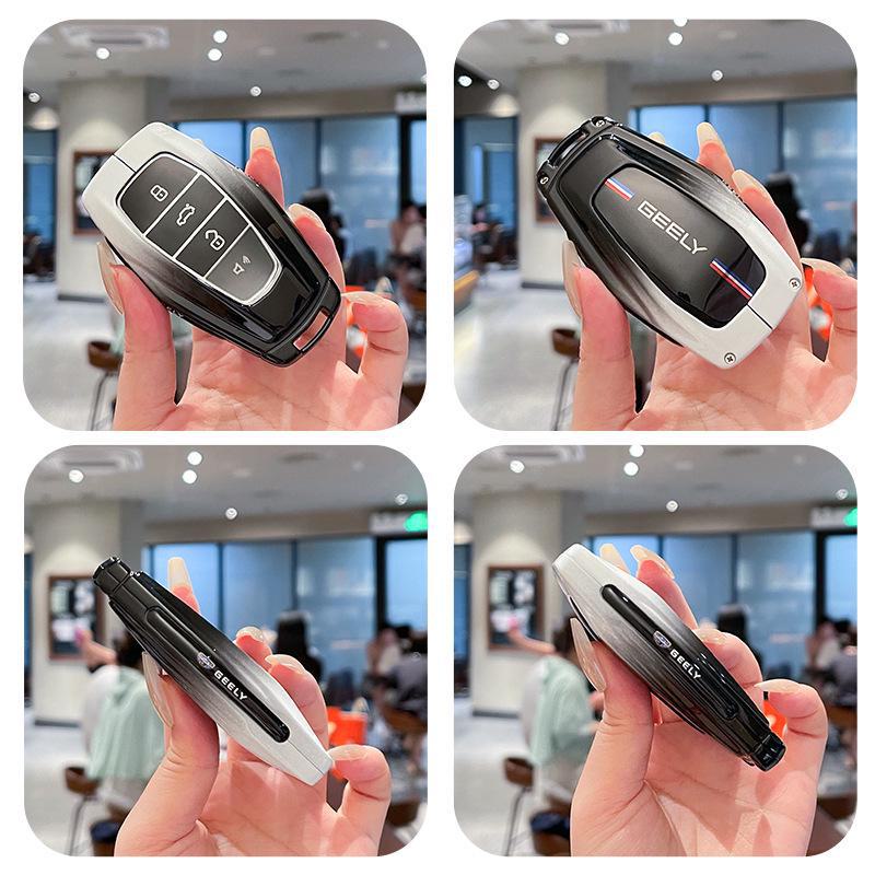 Geely Car Key Cover for Dihao, Xingrui, Xingyue, Binrui, Boyue, Binyue, and GS Models (Unisex)