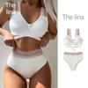 European & American High-End Sexy Tie-Up Bikini Swimsuit for Women