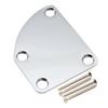Musiclily Pro Guitar Neck for Electric Guitars and Basses Blade-Shaped Plate, Steel, Chrome,