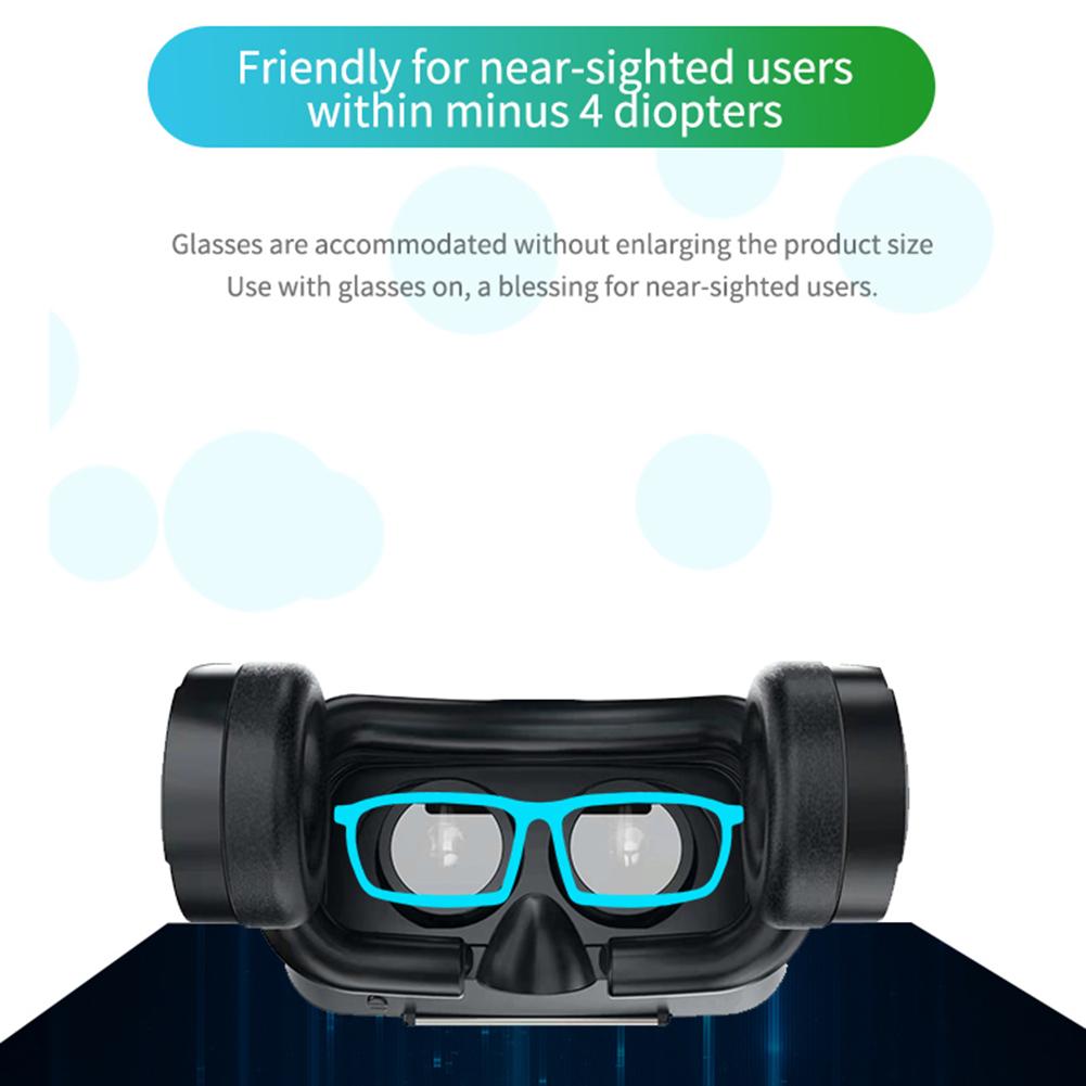 VR Glasses, Mobile Phone, Virtual Reality Headset, Bluetooth Headset Version, 3D Glasses
