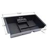 ABS Car Center Console Organizer Upgrading 4 Compartment Stylish Decorative Organizing Storage Tray Part Accessories