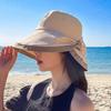 New Summer Women Bow Tie Fashion Bucket Hats Outdoor Sunscreen Beach Wide Brim Panama Cap Casual Uv Protection Fisherman Hat