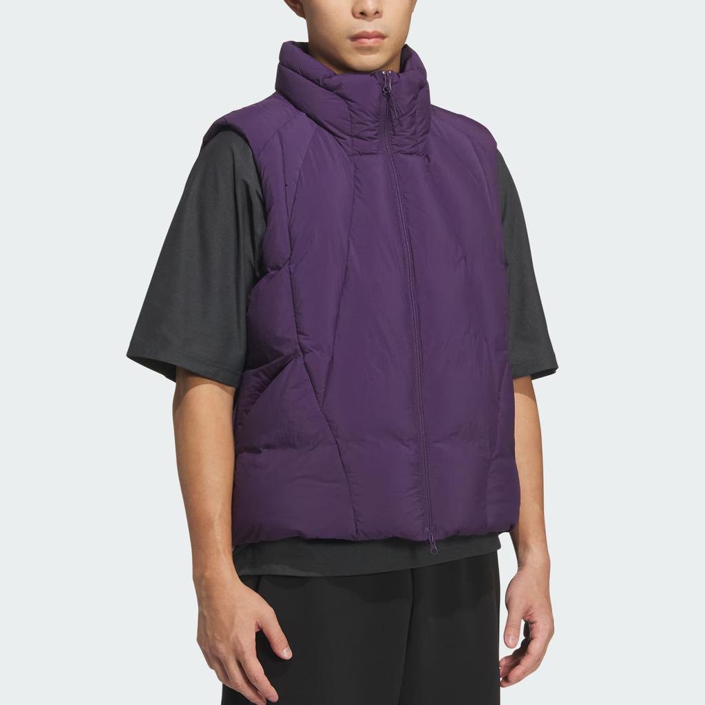 Adidas FOS Future Style Solid Color Reflective Logo Warm Sports Casual 600 Fill Down Vest Men Vests KH1481