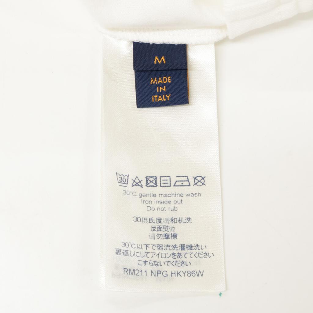 LOUIS VUITTON 2021 HKY86W Floating Print T-shirt tops M whiteUsed