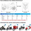 Favoto Motorcycle Cover Waterproof Outdoor - All Season Sun Protection Oxford with Lock-Holes Rain Snow Windproof Dustproof Universal Fit Motorbikes