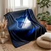 TSG Hoffenheim FC Weiche Flanell-Fleece-Decke Leicht Gemütlich Warm Überwurfdecke für Sofa Bett Heimdekoration