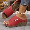 Fashion Women Platform Slippers Summer Casual Fashion Slippers Outdoor Luxury Sandals Lightweight Wedges Shoes Women Zapatos De Mujer