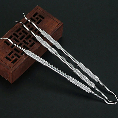 Professional Ingrown Toe Nail Lifter File Double Ended Sided Pedicure Tool F N/A серебряный