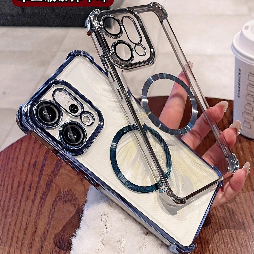 CD pattern OPPO Reno11Pro mobile phone case lens film Reno11 airbag Reno11F protective cover transparent