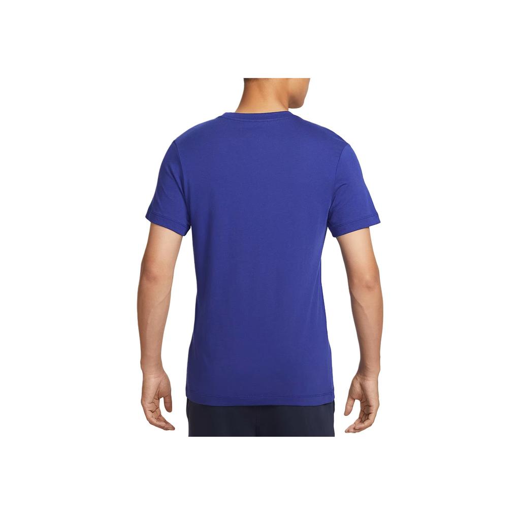 Nike SS25 Barcelona Futebol Confortável Simples Camiseta de Manga Curta Masculina Tops HQ8401-455