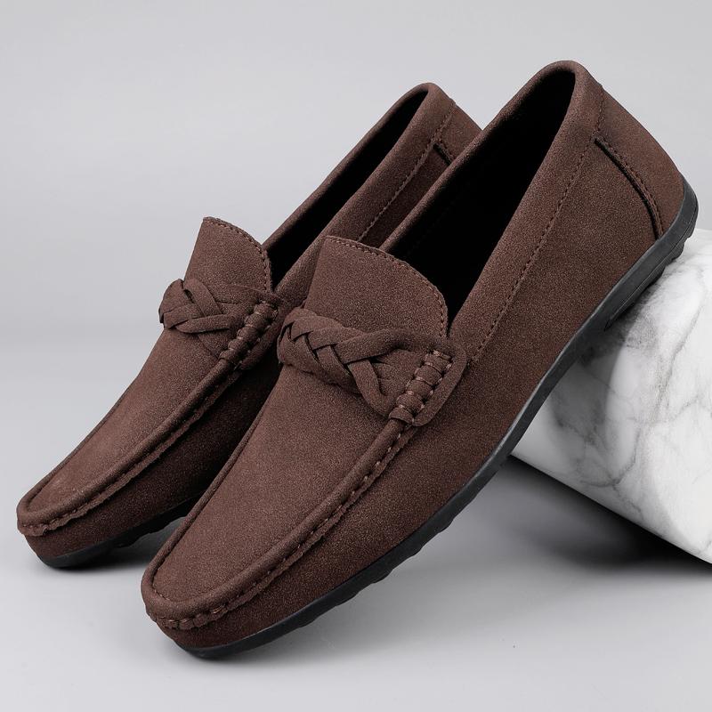 Fashion Classics Men's Slip On Loafers Lightweight Moccasins Non Slip Daily Casual Shoes Outdoor Male Walking Shoes New Driving Footwear