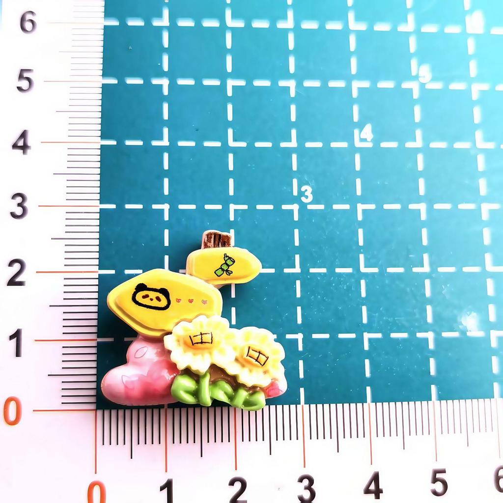 Resin Food Toy Bread DIY Hairpin & Dollhouse Ornaments Perler Beads Keychain Accessories