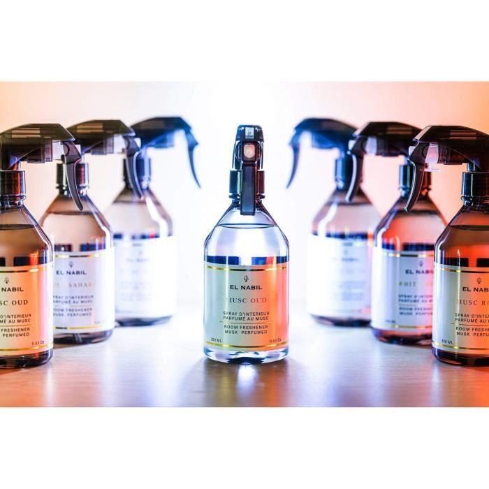 Room Freshener - EL NABIL - MUSC OUD - 350ml - Notes de Bergamote - Ambroxan - Parfum Mixte