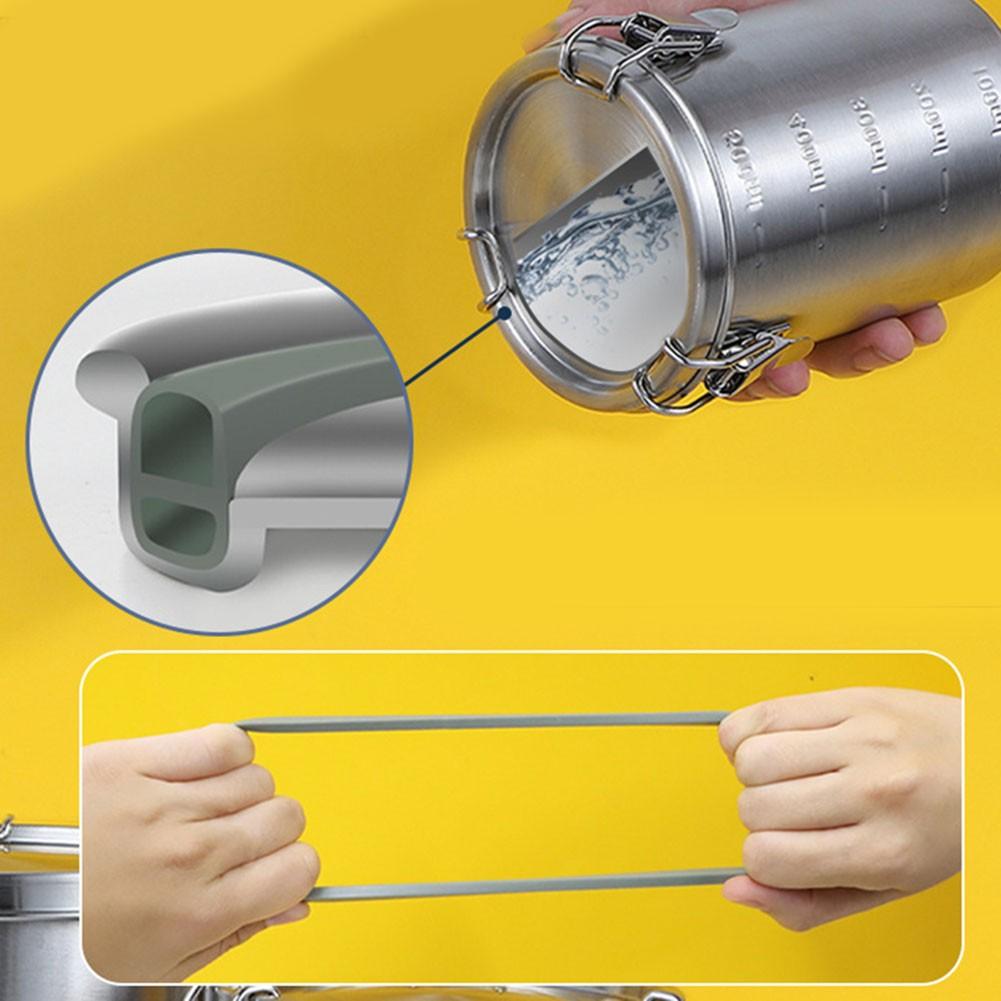 Serbatoi in acciaio inossidabile da 520/1000/1600/2500 ml Contenitore per alimenti da cucina sigillato