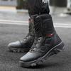 New Men Tactical Boots Winter Combat Ankle Anti-Slip Work Safety Shoes Special Force Army Boots Male Waterproof Motorcycle Shoe
