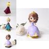 Enchantantes Figurines Miniatures Elsa Anna Sofia de la Reine des Neiges en PVC pour Enfants Fans