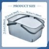 Shower Basket Bathroom Organizer Portable with Drainage Holes Tote Storage for Camp