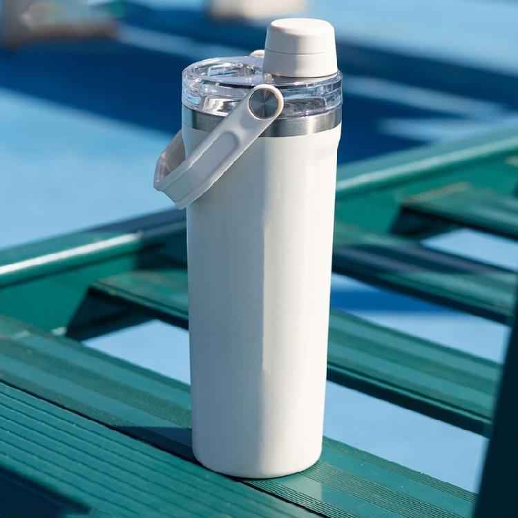 800Ml Nonrust Steel Vacuum Water Bottle With Leak Proof Seal And Ergonomic Handle For Travel Hydrations