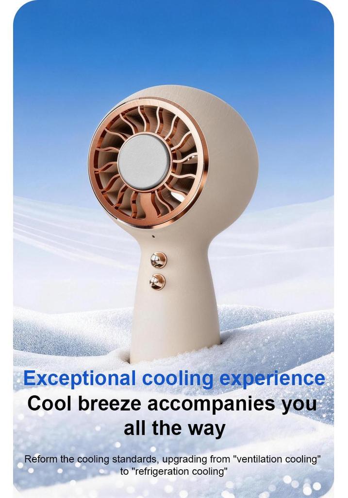 Portable Silent USB Rechargeable Mini Fan with Long Battery Life