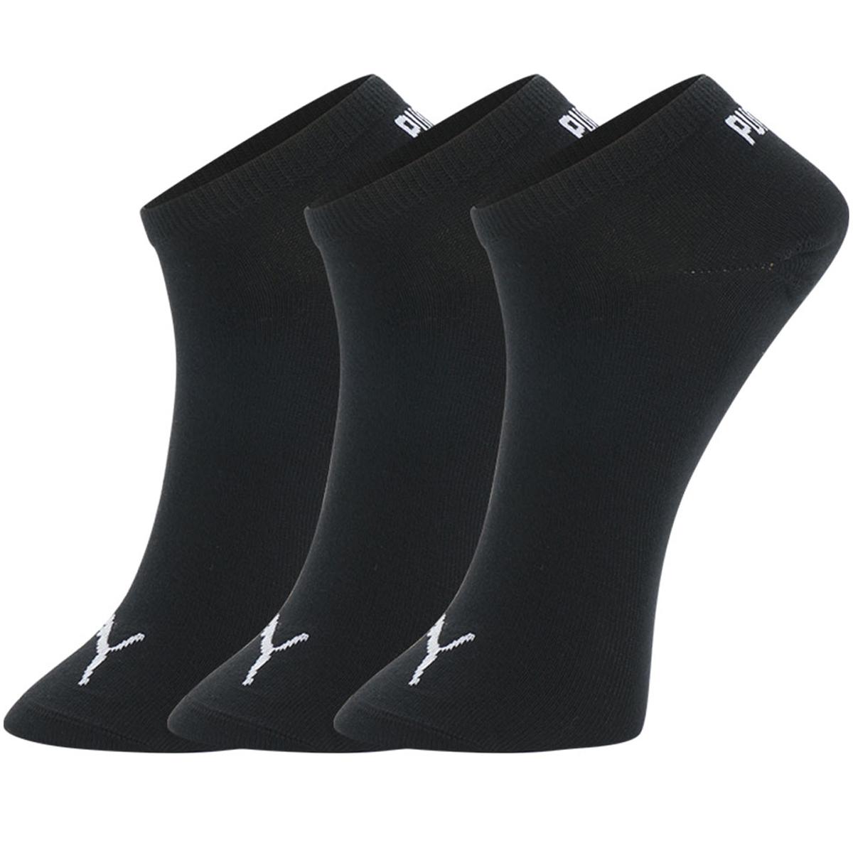 PUMA Ankle Socks Unisex 3 Pack Black 171503002-200 35/38
