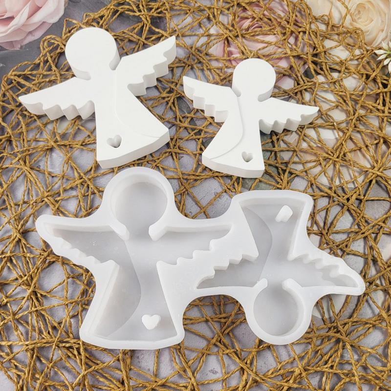 Angel Mold For Resin Reusable Silicone Molds Candle Making Molds Soft Silicone Easy Release Candle Molds For Coffee Table