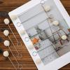 100Pcs 12.5/15cm Wool Daubers Ball Brush Corrosion-resistant Leatherworking Tools  Clothes Painting