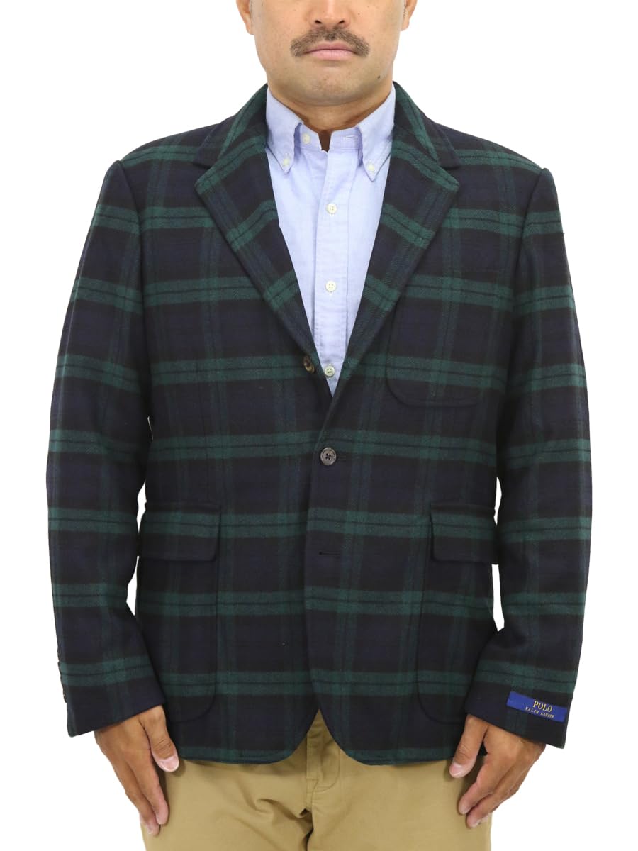 

POLO Ralph Lauren Modern Fit Blackwatch Sport Обычный размер Номер товара NBG Мужское пальто/куртка/пиджак из полиэстера/шерсти, Длина, 48R, 01010078, [Б/У]