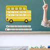 Classroom Pocket Chart, with Teaching Cards, Decor, School Bus Shaped for Kids Gifts