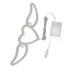 LED Neon Light Heart Shaped Wing Shape Neon Wall Light for Restaurants Bars Party Decorations