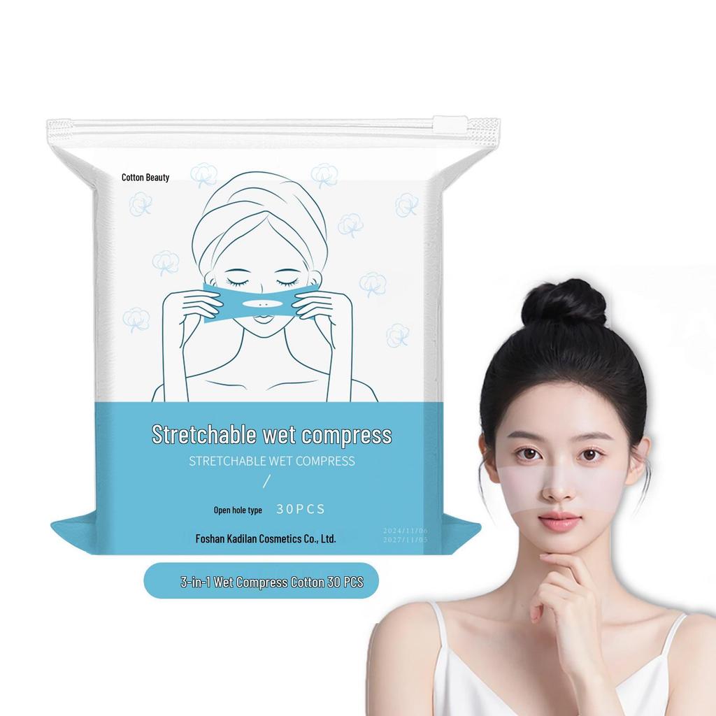 Thick Cotton Makeup Remover Pads: Small Pack, Stretchable, Disposable Beauty Compress