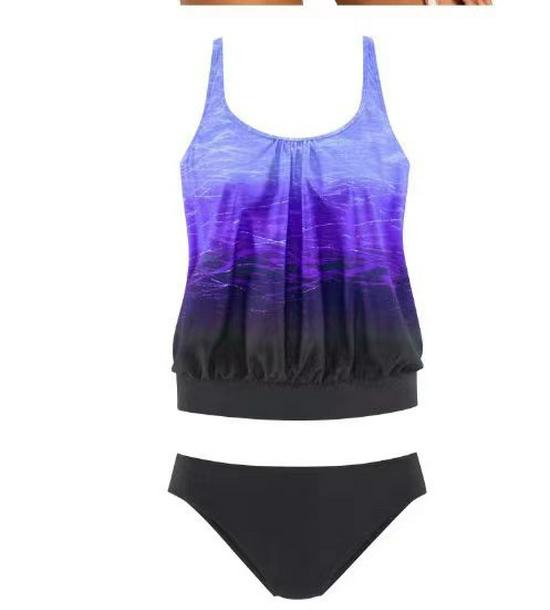 2023 Trendiger Europäischer & Amerikanischer Übergröße Sexy Print Tankini