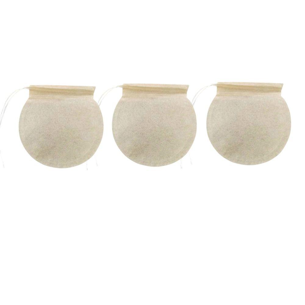 100Pcs Portable Disposable Tea Bags Filter Bags with String Heal Seal Strainer Empty Filter Paper Teabags Eco-Friendly