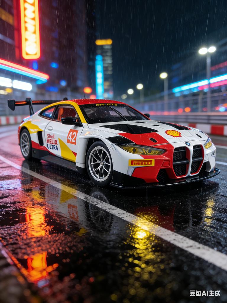 CCA 1:24  BMW M4 GT3 model car, zinc alloy metal ornament, collectible gift car