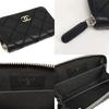 Used CHANEL Wild stitchCoin case leather Women