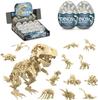12 In 1 Dinosaur Skeleton Building Set, Mini Dinosaur Building Blocks for Easter Basket Stuffers, Christmas Birthday Easter Gift