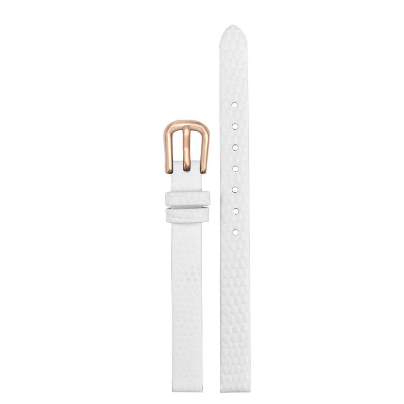 6mm 8mm 10mm 12mm 14mm 16mm Slim Genuine Watch Leather Strap Lizard Grain Women Watch Band High Quality Women Watch Band