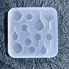 Silicone Quicksand Shaker Filling Mold for DIY Jewelry Making,Pendant,Keychain