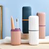 Portable Travel Toothbrush and Mouthwash Cup with Storage Case - Ideal for Holidays