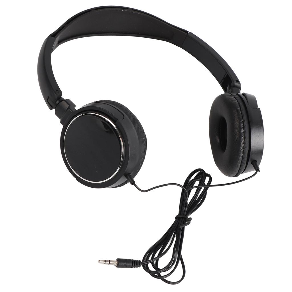 Foldable Compact Wired Headset Stereo HiFi Music Headphone