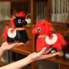 PP Cotton Plush Horse Plush Doll Chinese Style Chinese Stuffed Horse Doll  Festive Decor