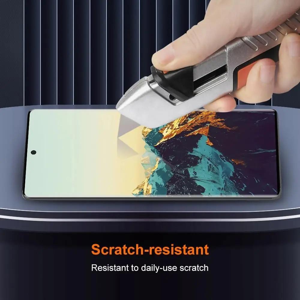 2PCSScreen Protector for Honor 100 90 80 70 60 50 Tempered Glass 9H 3D Curved Protective Anti Scratch Fingerprint Scan Bubble free