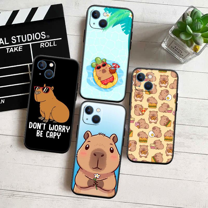 Cartoon  Capybara New High-End Cover Phone Case for Redmi Note 13 14 Pro+ Plus A3 13X 13C 14S 14C